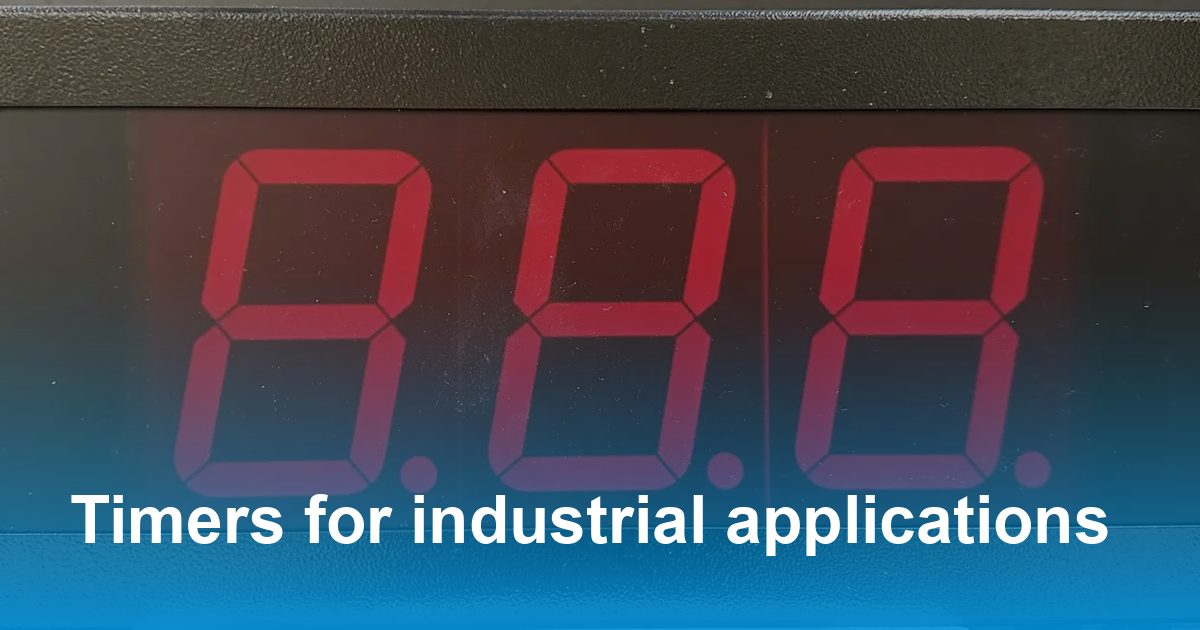 Industrial LED timers production safety alarms | Daylight